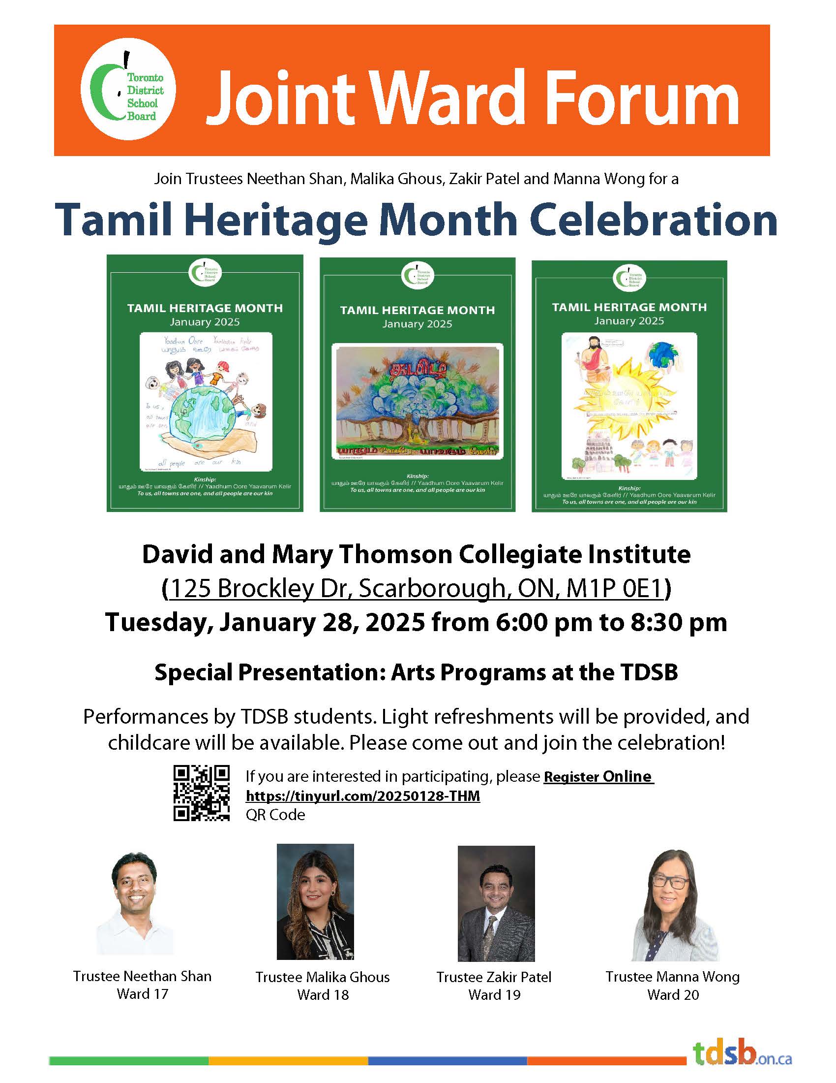 2025 01 28 Joint Tamil Heritage Month Event Flyer Ward 17 18 19 20